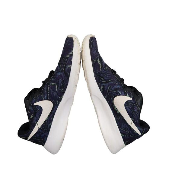 Nike Shoes Womens 8.5 Sneakers Tanjun Print Athletic Trainer Casual Running Blue - Picture 8 of 12